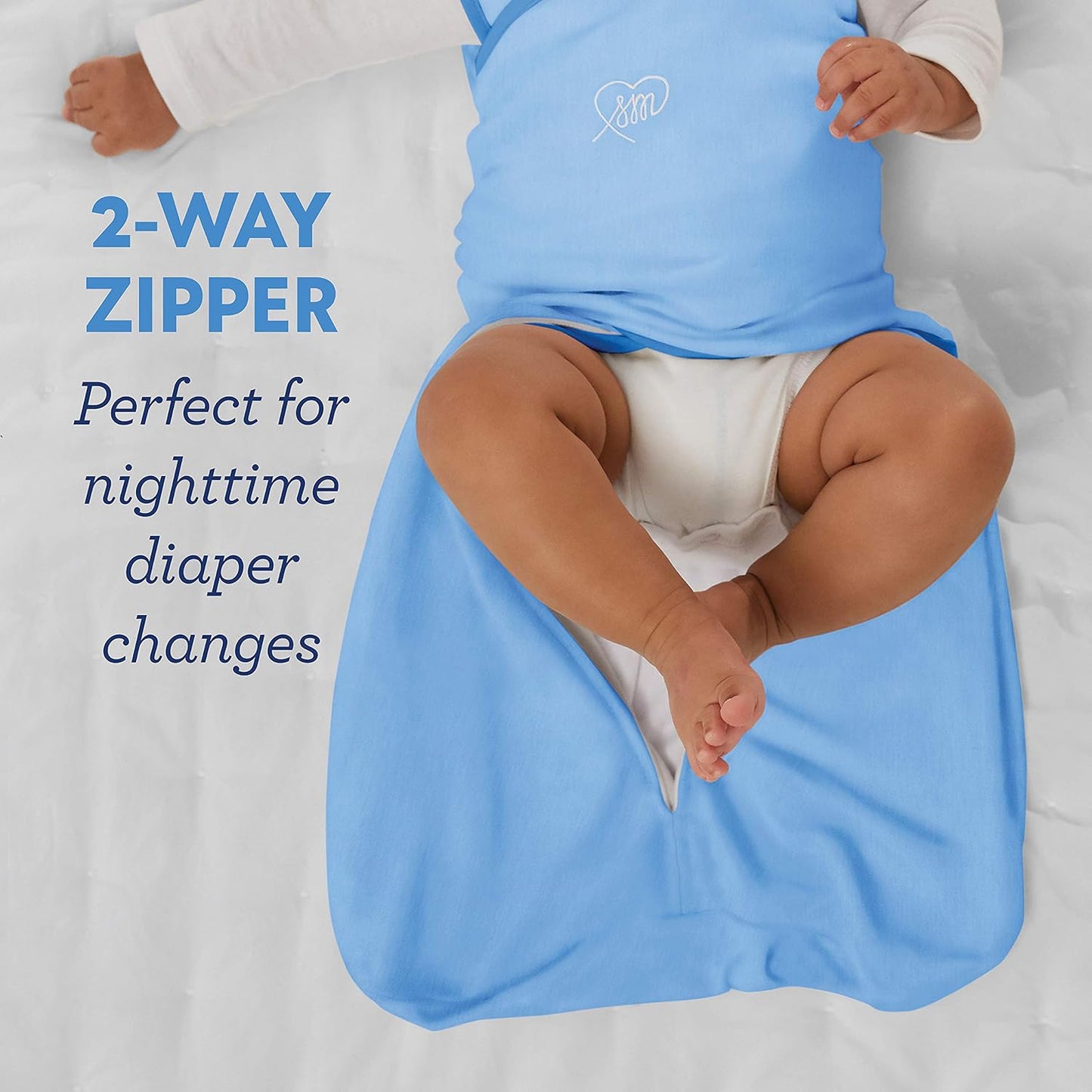 Swaddleme 1 Pk Arms Free Convertible Pod Heathered Grey