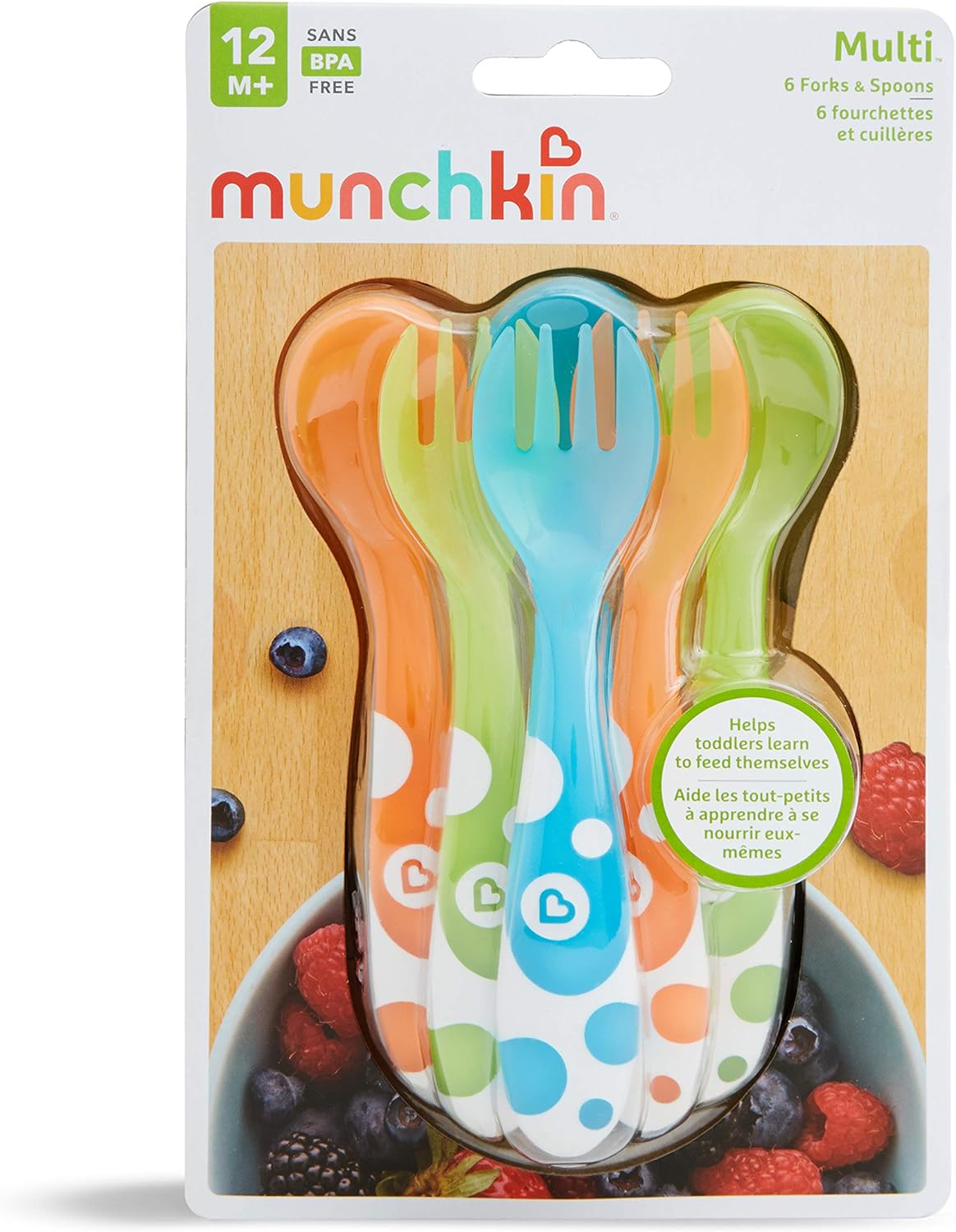 Munchkin 6pk Multi Forks and Spoons