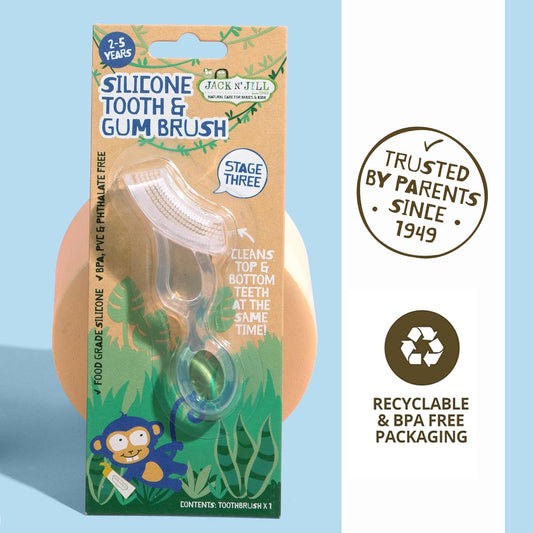 Jack N' Jill Kids Stage 3 - Silicone Tooth And Gum Brush (2-6 Years)