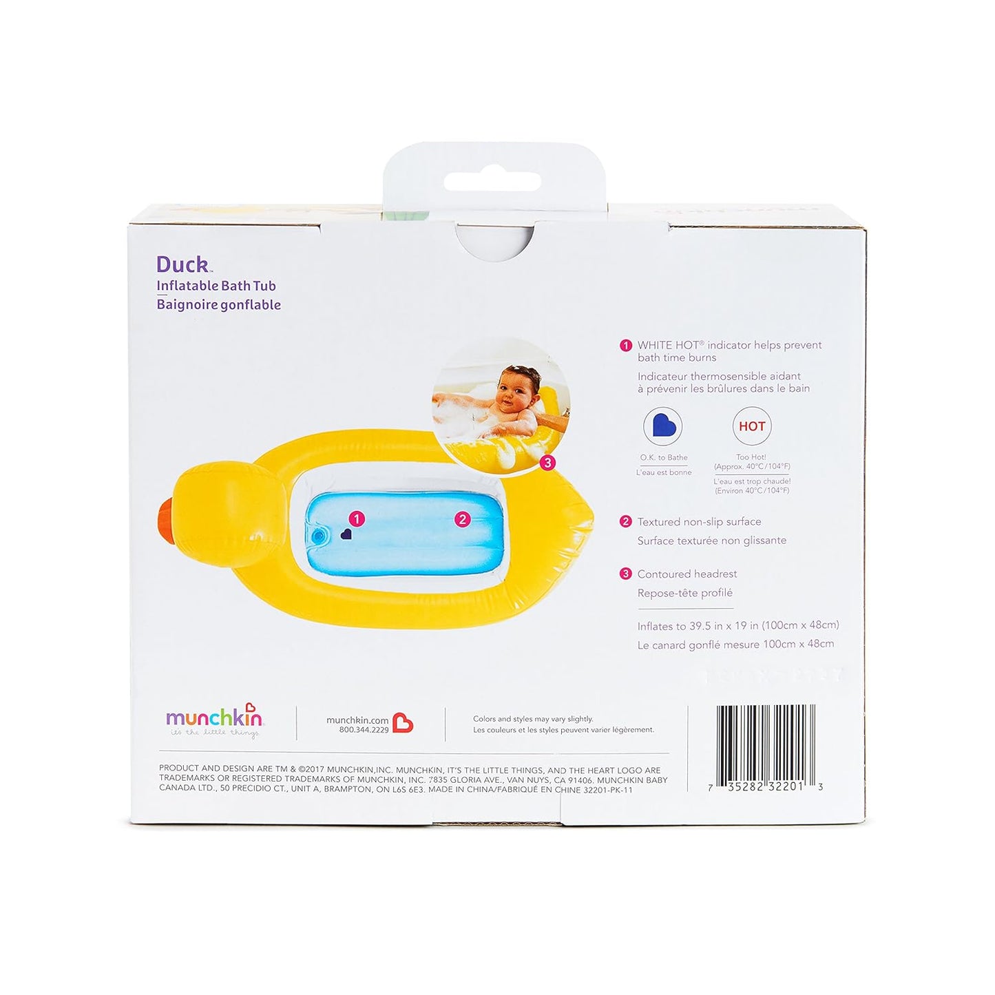 Munchkin Duck WH Inflatable Tub