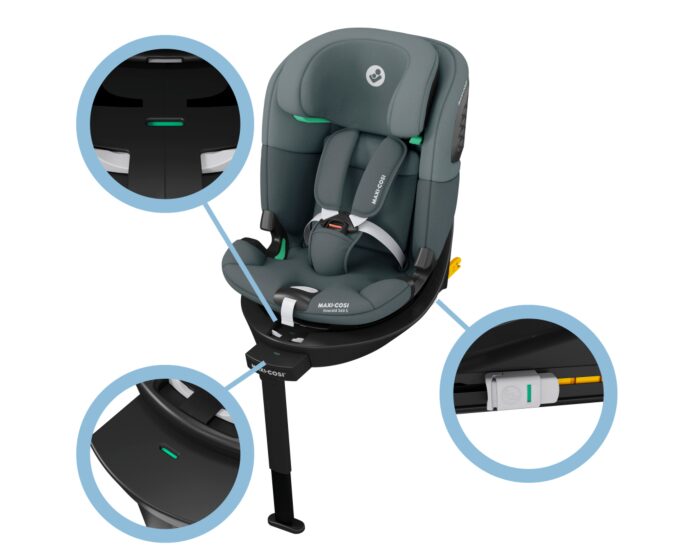 Maxi Cosi Emerald 360 S with Base - Tonal Graphite