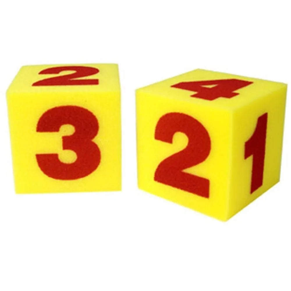 Learning Resources Giant Soft Numeral Cubes, Set of 2