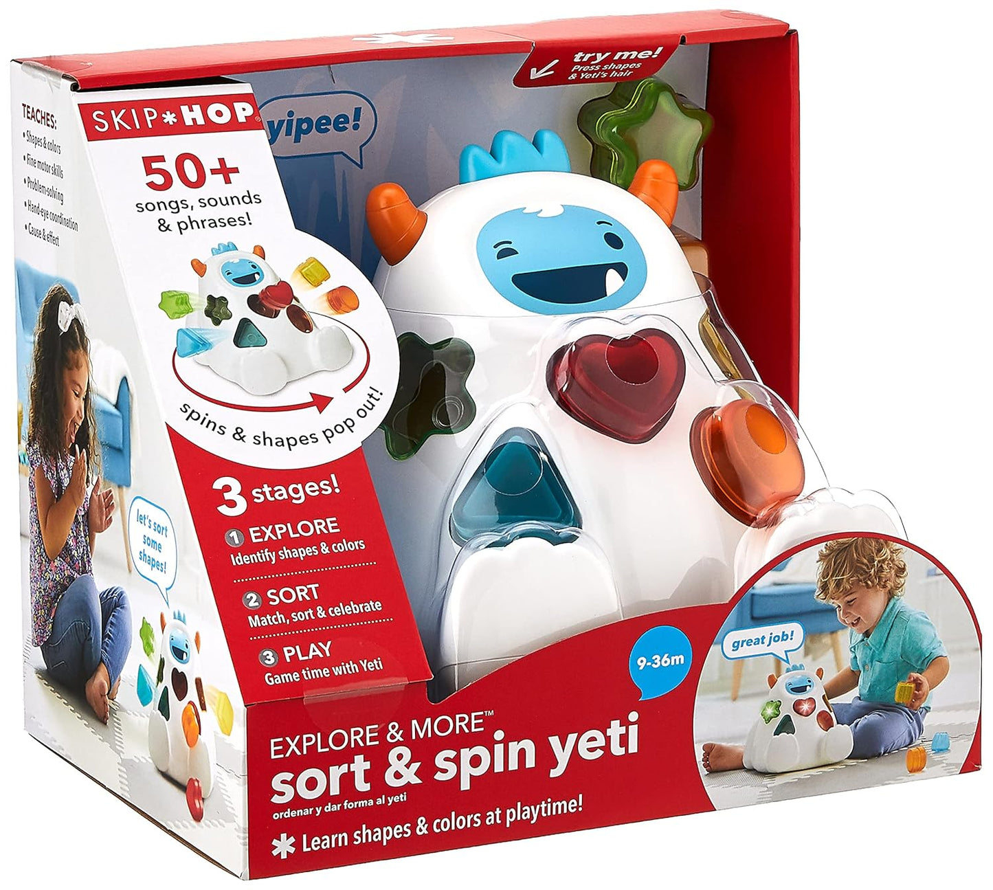 Skip Hop Explore & More Sort & Spin Yeti