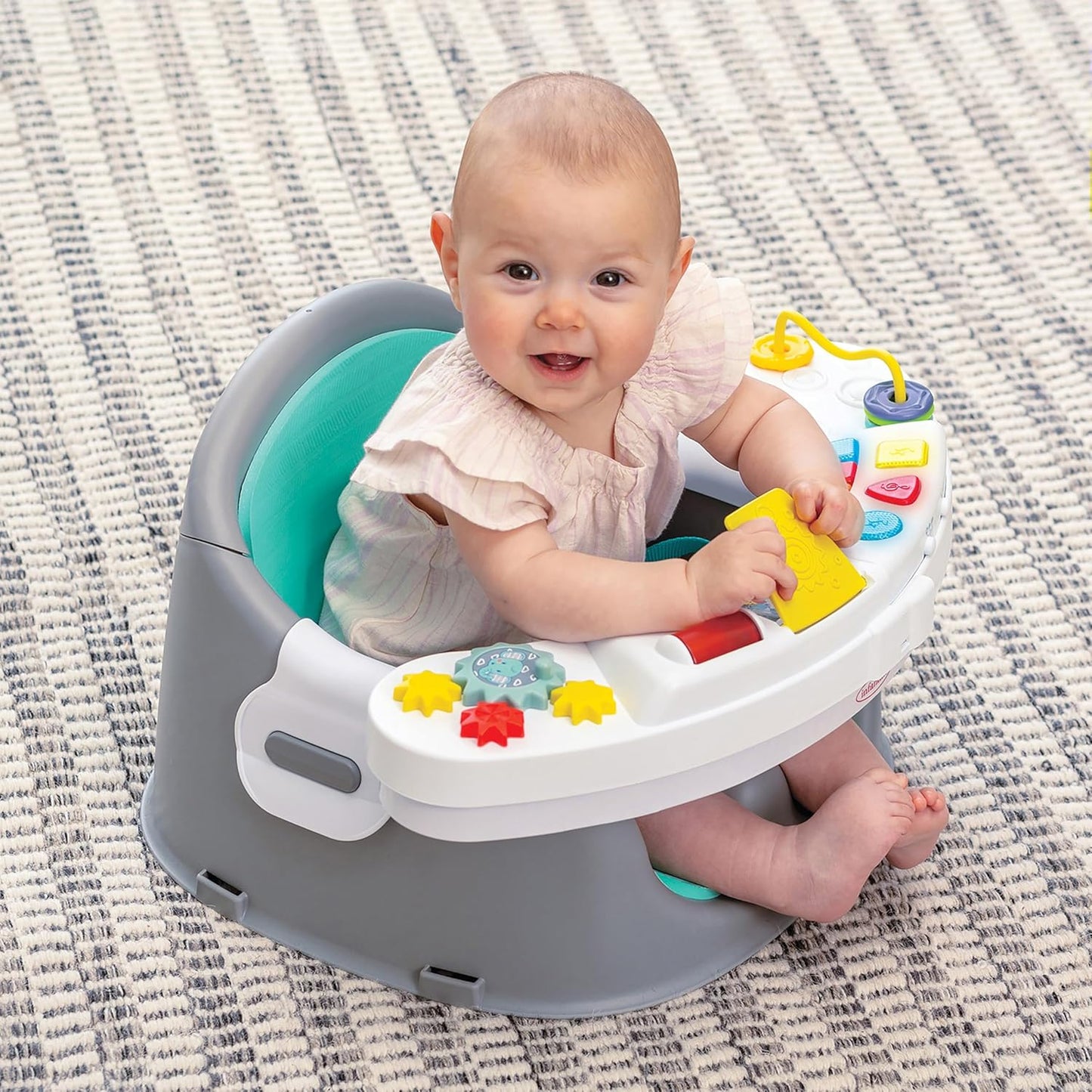 Infantino Music & Lights 3-In-1 Discovery Seat & Booster-Handle | 4M+