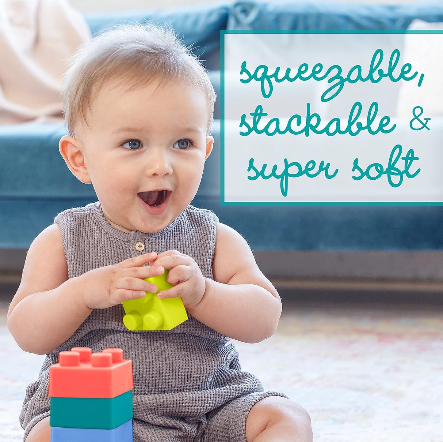 Infantino Super Soft 1St Building Blocks | 0M+