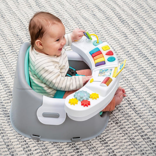 Infantino Music & Lights 3-In-1 Discovery Seat & Booster-Handle | 4M+