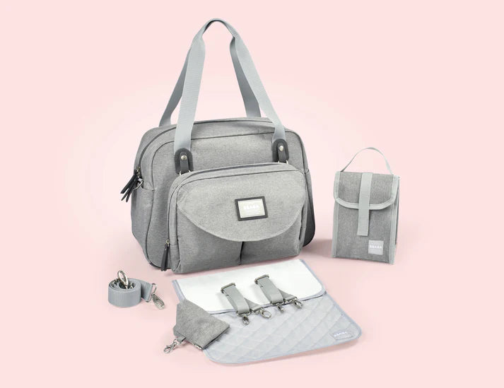 Beaba GenevaII Changing Bag Heather Grey