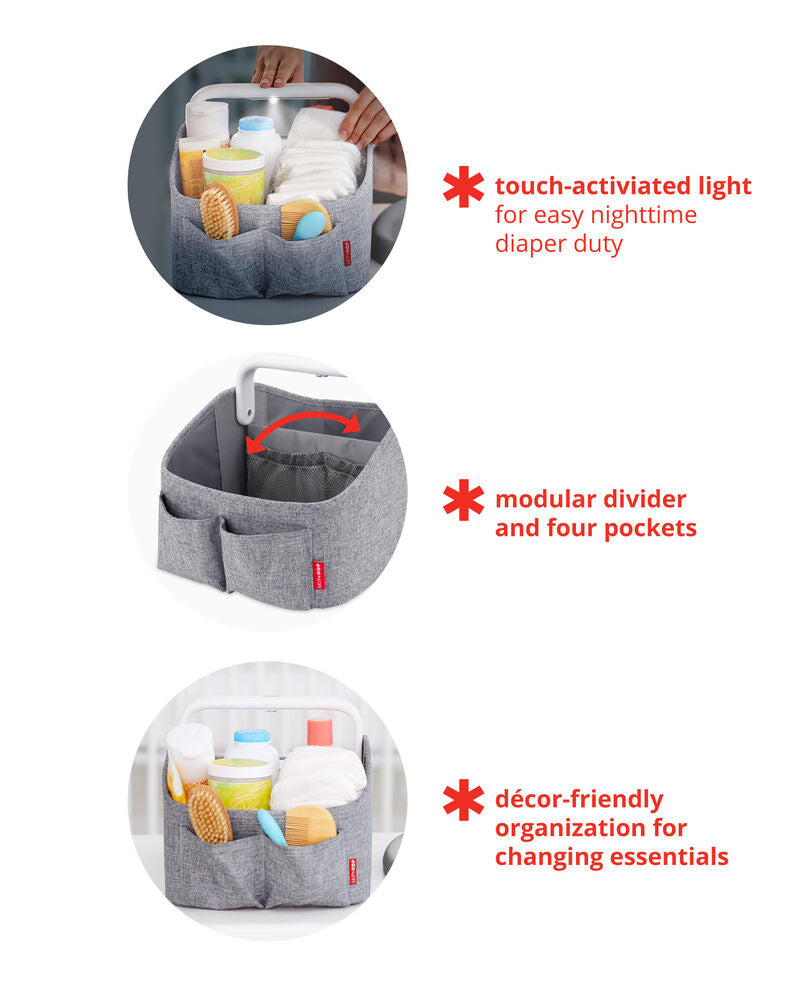 Skip Hop Light Up Diaper Caddy Oat