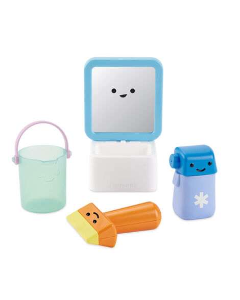 Skip Hop Squeaky Clean Mirror & Shine Bath Toy Multi Color