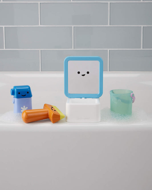 Skip Hop Squeaky Clean Mirror & Shine Bath Toy Multi Color