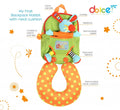 Dolce Rabbit back pack with neck Support