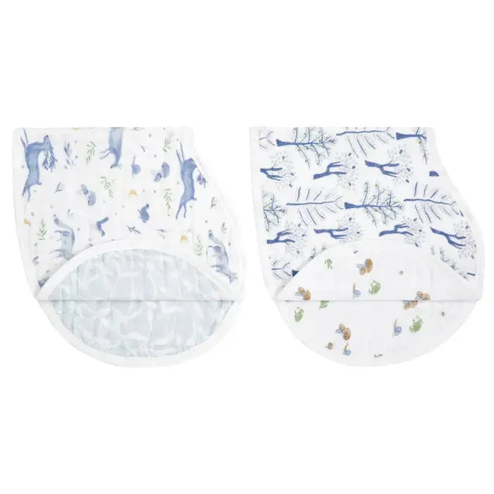 Aden + Anais Organic Cotton Burpy Bibs - Outdoors (2-Pack)