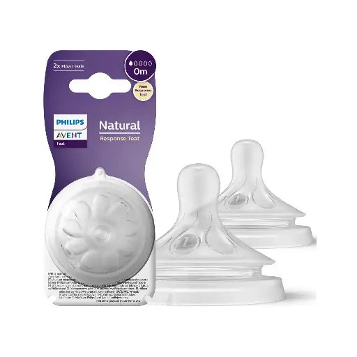 Philips Avent Natural 3.0 Thick Feed Feeding Teats - Pack of 2