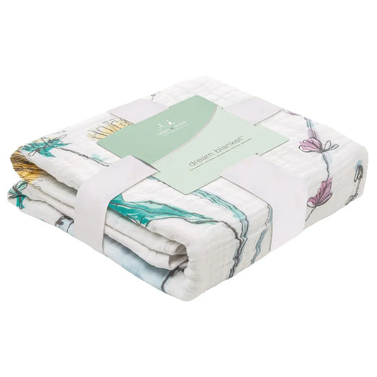 Aden + Anais Classic Dream Blanket Forest Fantasy - Engineered Rabbits