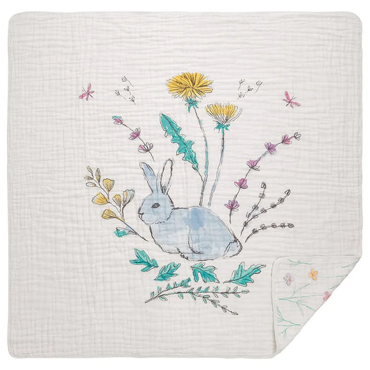 Aden + Anais Classic Dream Blanket Forest Fantasy - Engineered Rabbits