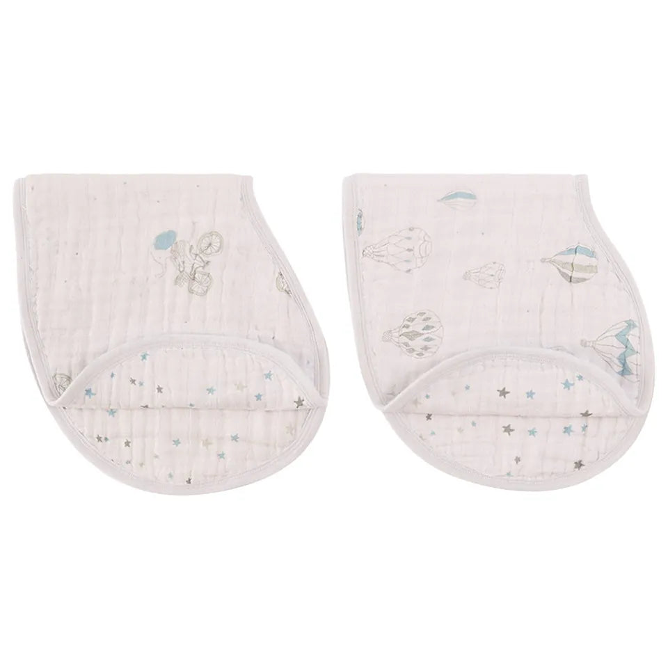 Aden + Anais Classic  Classic 2 Pack Burpy Bibs - Night Sky Reverie