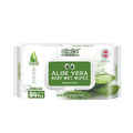 Aiwibi Aloe Vera Fresh Organic Care Wet Wipes - Fragrance Free 84s