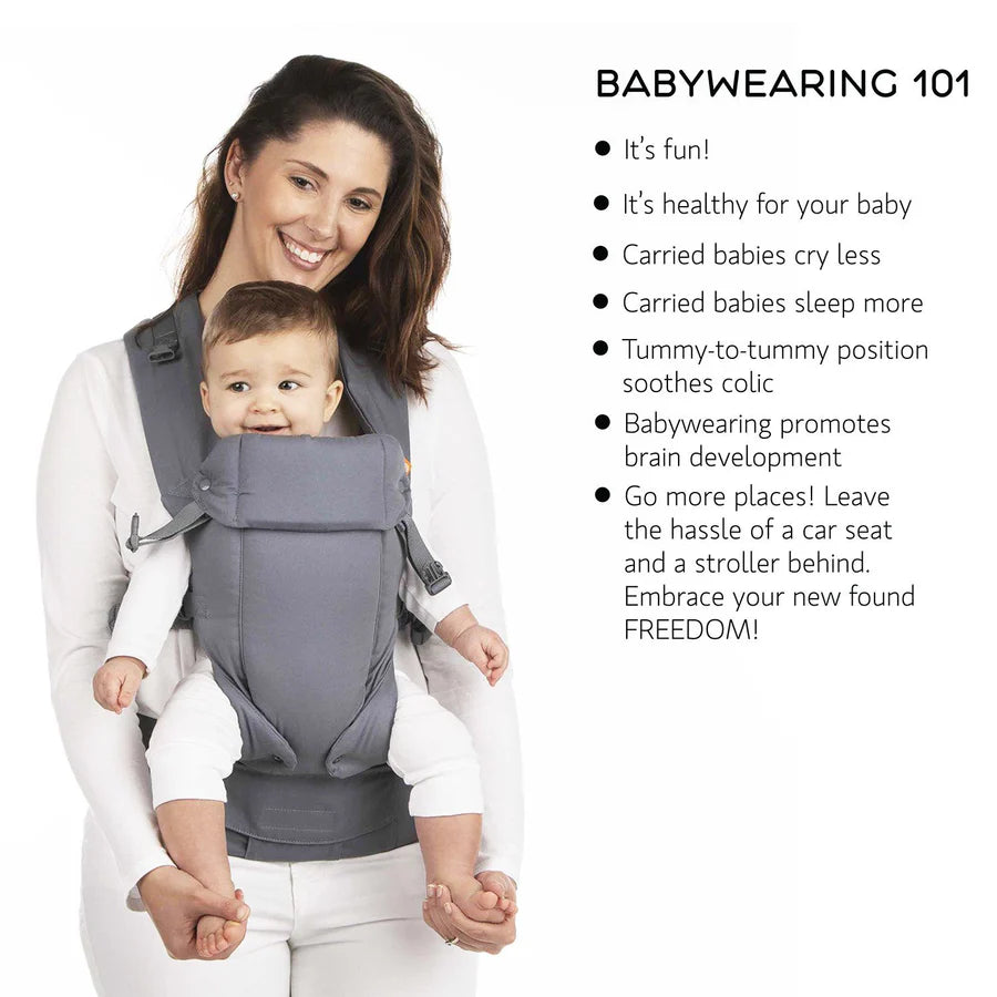 Beco Gemini Baby Carrier Organic Metro Black