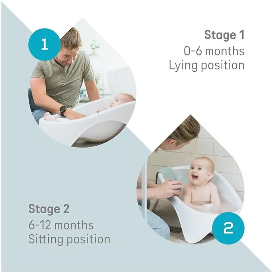 Angelcare 2 in 1 Baby Bathtub White
