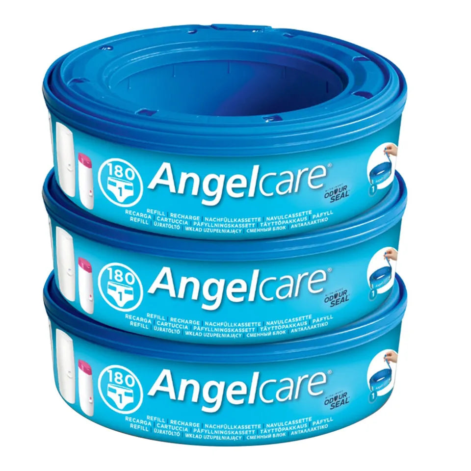 Angelcare  Round Refill Cassettes 3-Pack