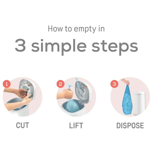 Angelcare  Round Refill Cassettes 3-Pack