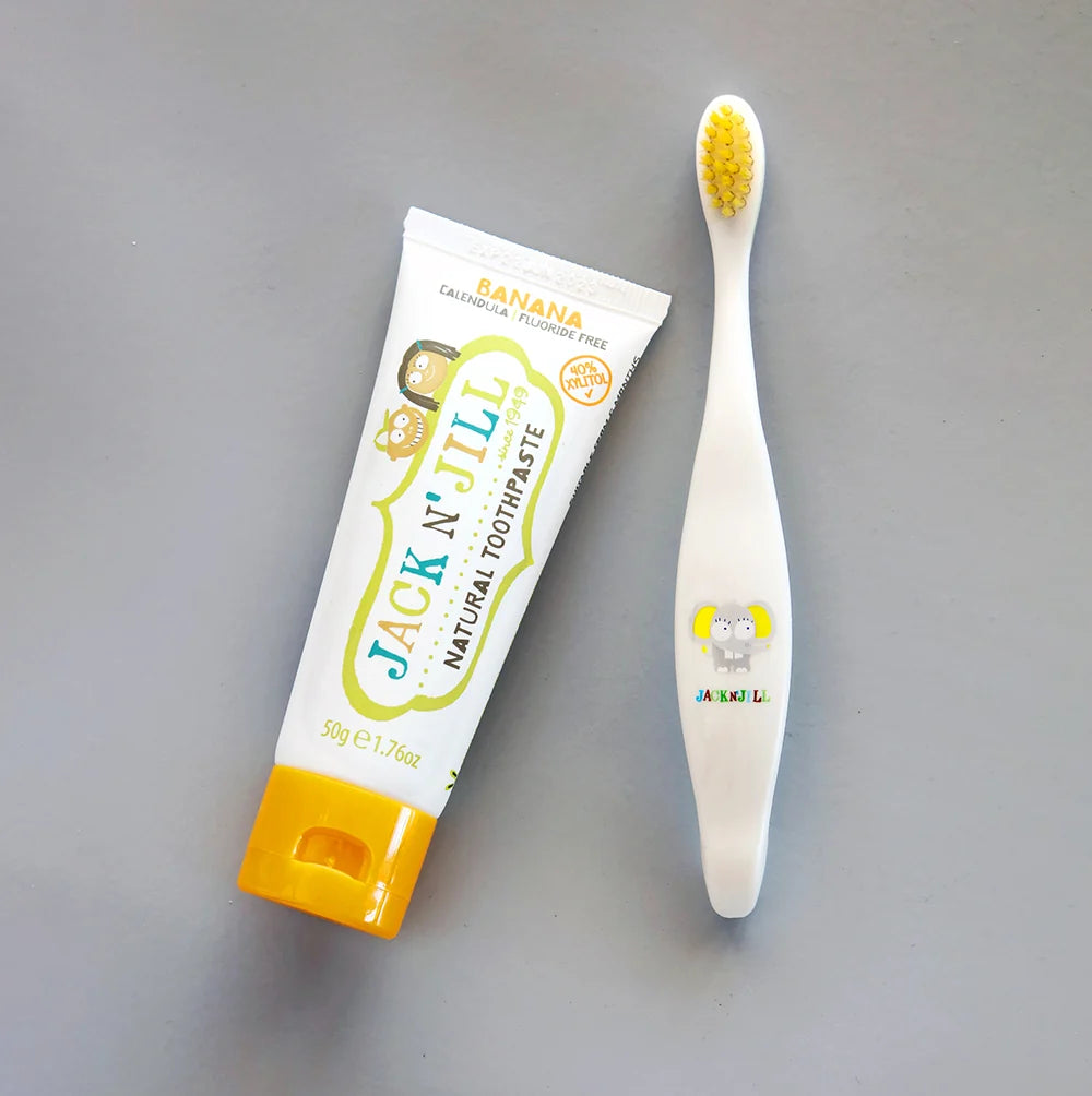 Jack N Jill Tooth Buddy Pack Natural Certified Toothpaste