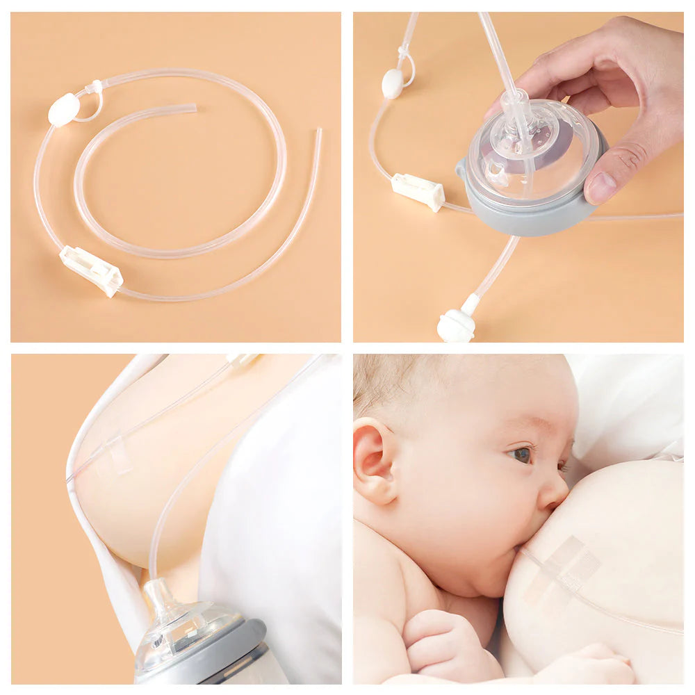 Haakaa Gen 3 - Siicone Bottle & Feeding Tube Set