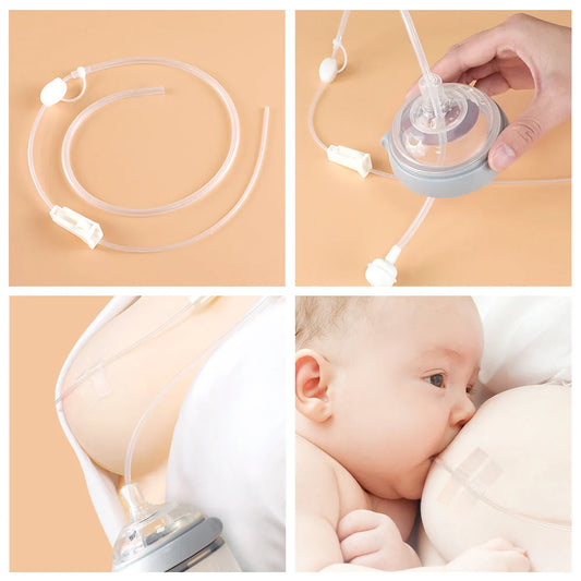 Haakaa Gen 3 - Siicone Bottle & Feeding Tube Set