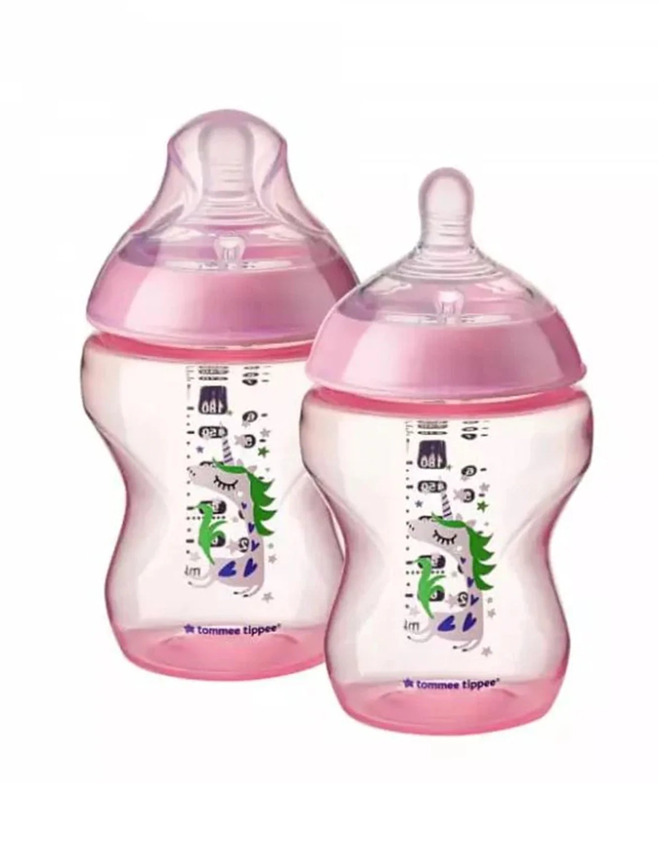 Tommee Tippee CTN 1 x 260ML DEC Bottle Pink
