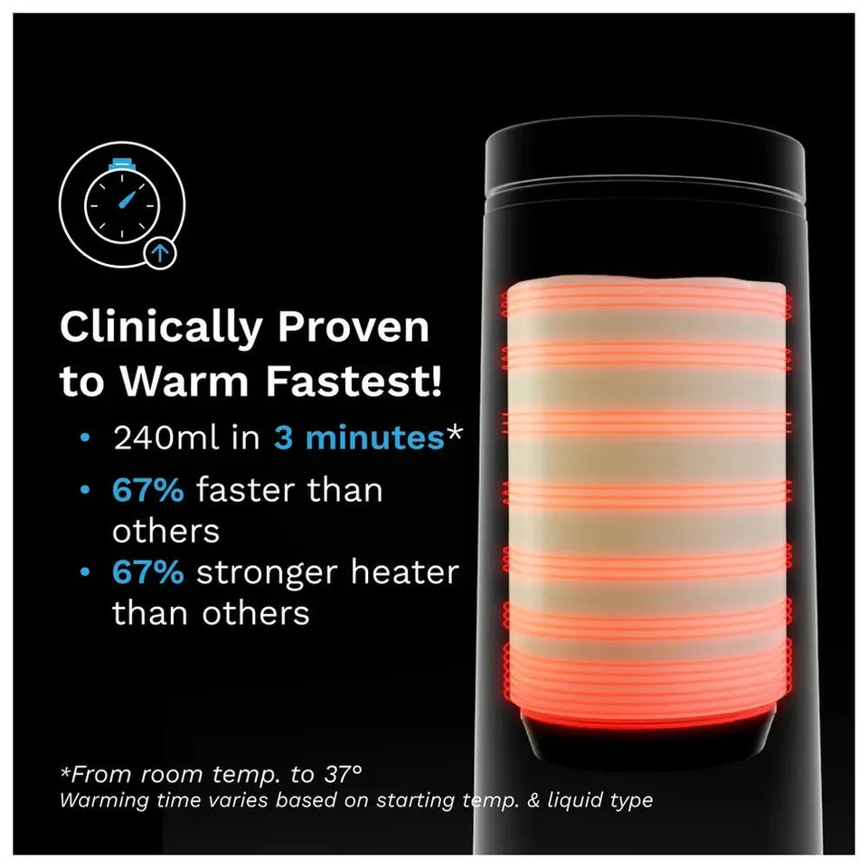 Baby Brezza Superfast Portable Bottle Warmer Black