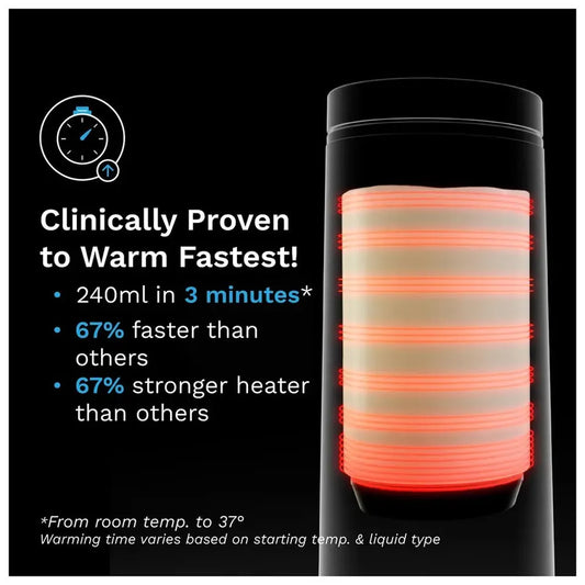 Baby Brezza Superfast Portable Bottle Warmer Black