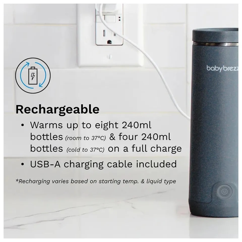 Baby Brezza Superfast Portable Bottle Warmer Black