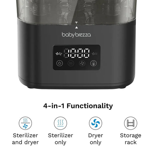 Baby Brezza Superquick 10-Minute Sterilizer Dryer - Black