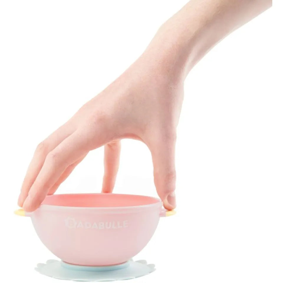 Badabulle 5 Non-Slip Bowls 330ml & 3 Flexible Spoons