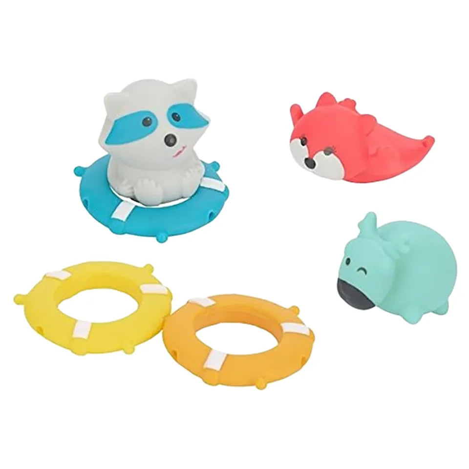 Badabulle Bath Toy Rings 3pcs