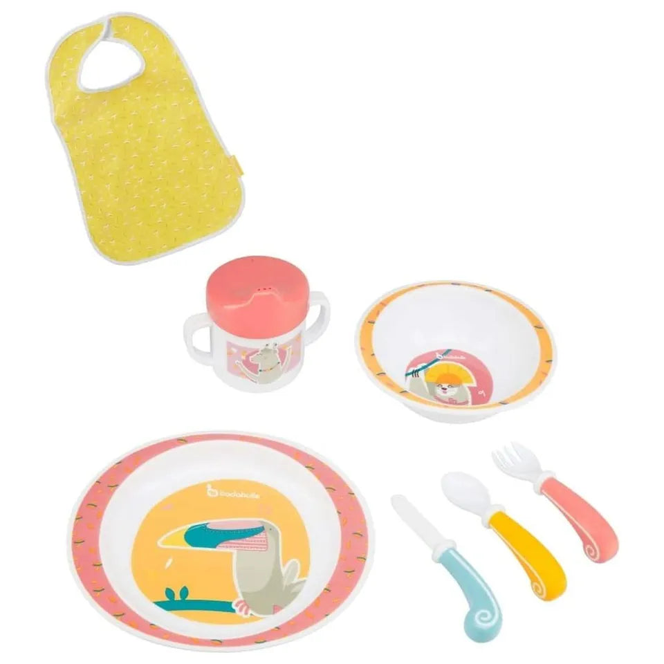 Badabulle Yummy Coral lunch set