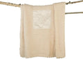 Barefoot Dreams® CozyChic® Receiving Blanket - Pram/ Cream