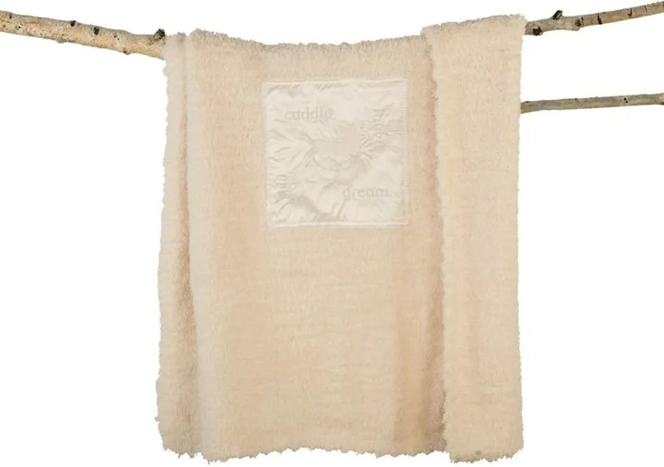 Barefoot Dreams® CozyChic® Receiving Blanket - Pram/ Cream