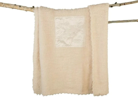 Barefoot Dreams® CozyChic® Receiving Blanket - Pram/ Cream
