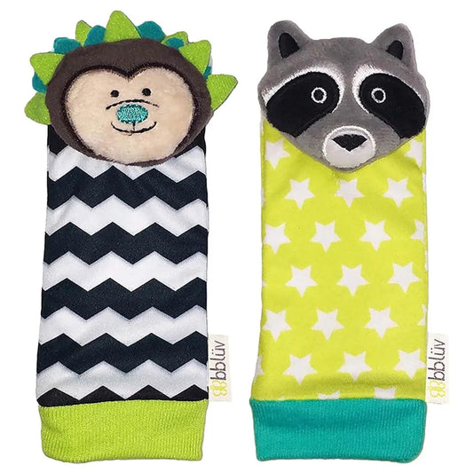 Bbluv Düo Foot Finders Hedgehog and Racoon