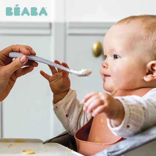 Beaba 1st Age Silicone Spoons & Carrying Case Set - 3 Pcs