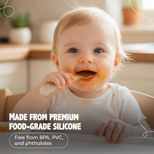 Beaba Silicone Spoon 1st Age Set of 2 + Box
