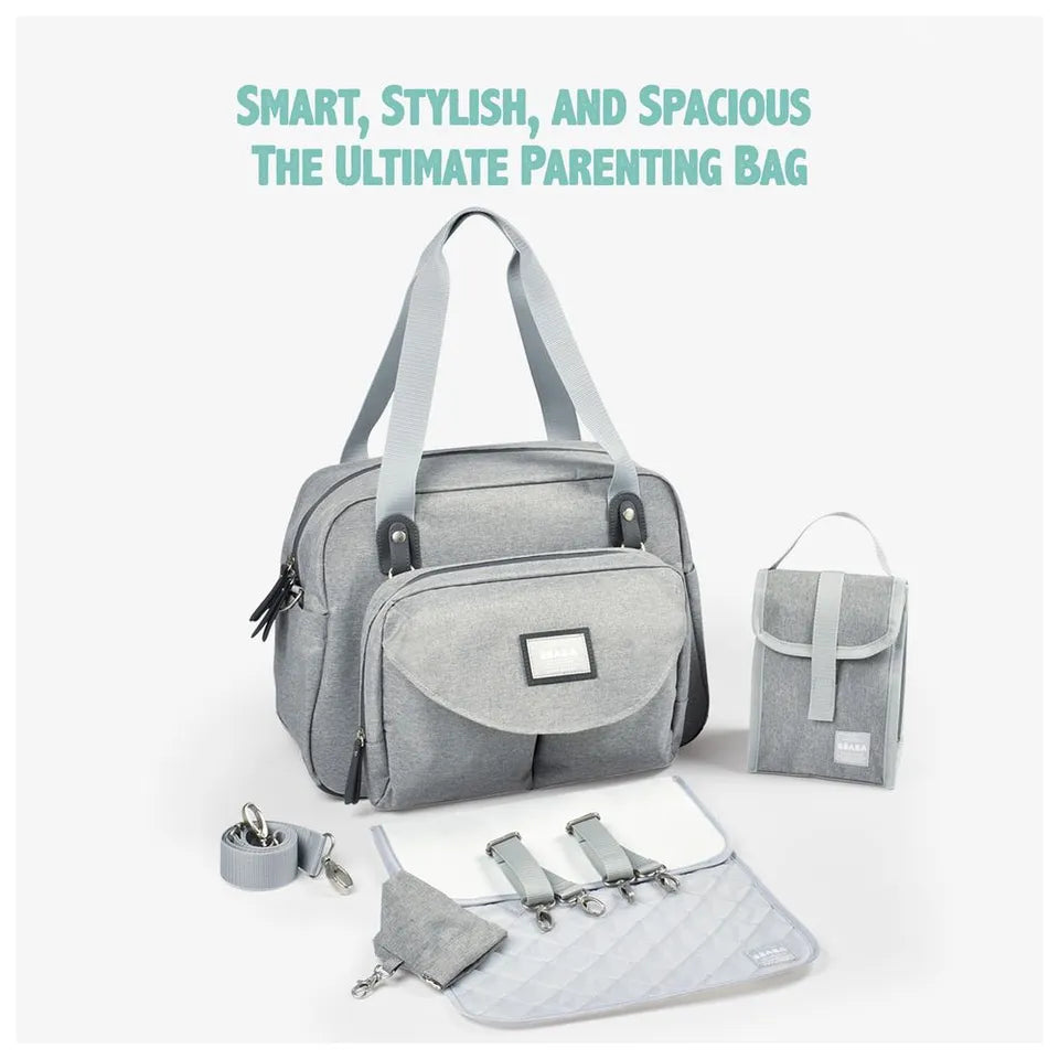 Beaba GenevaII Changing Bag Heather Grey