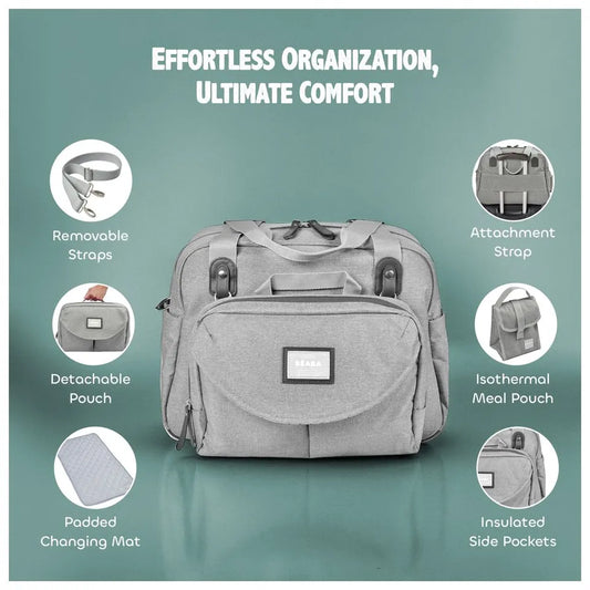 Beaba GenevaII Changing Bag Heather Grey