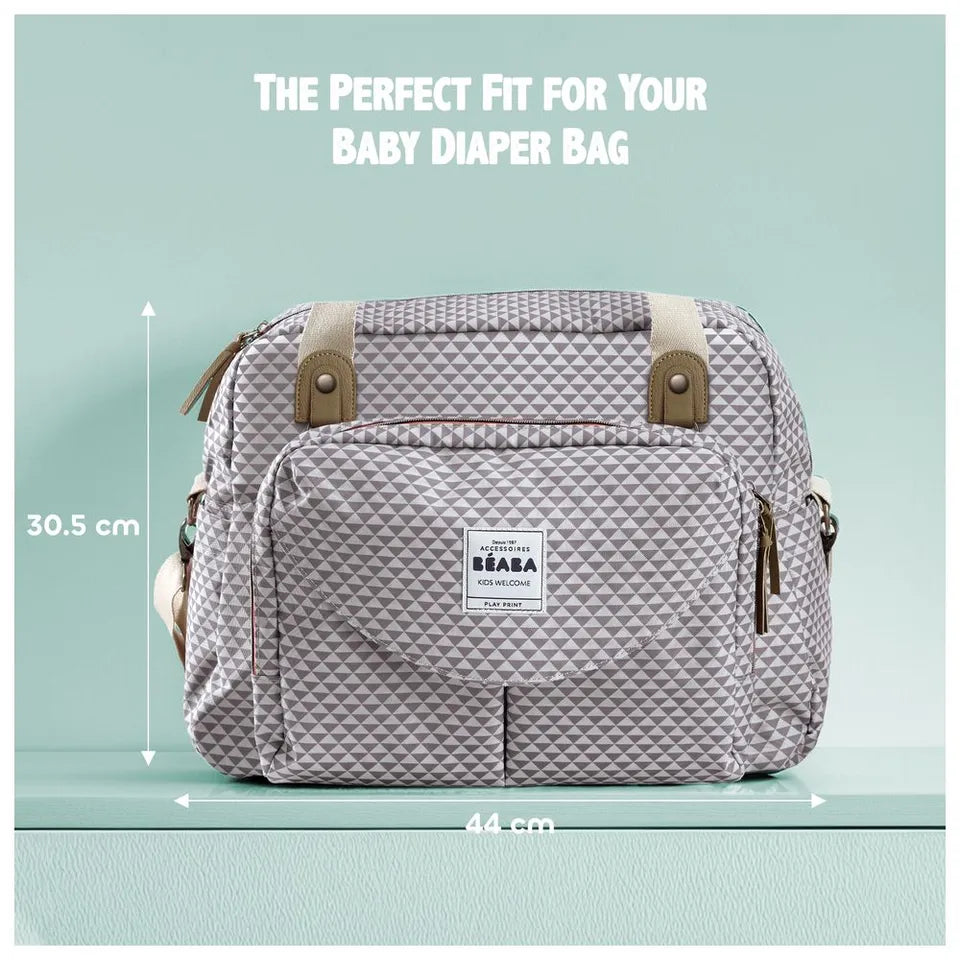 Beaba GenevaII Changing Bag Play Print Grey Coral