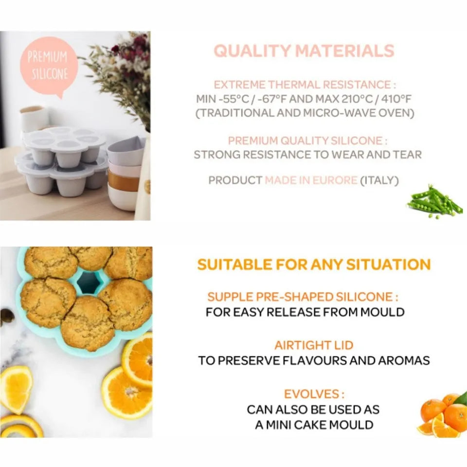 Beaba Silicone Multi portions 6 x 150ml