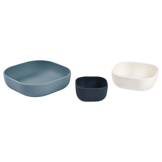 Beaba Silicone  3Pcs Nesting Bowl Set