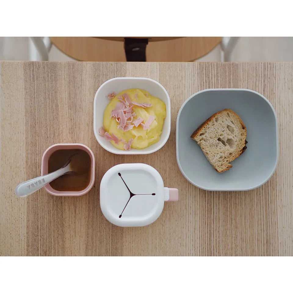 Beaba Silicone  3Pcs Nesting Bowl Set