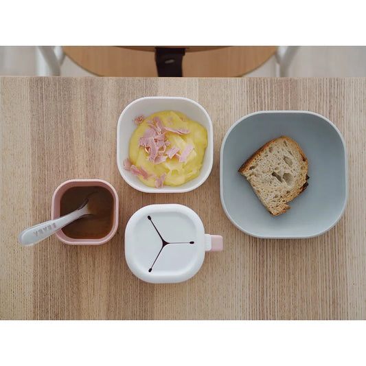 Beaba Silicone  3Pcs Nesting Bowl Set