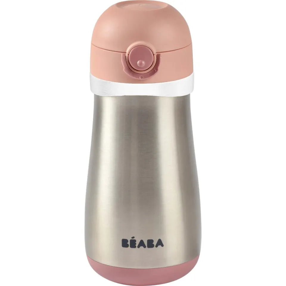 Beaba Stainless Steel Bottle with Handle - 350Ml